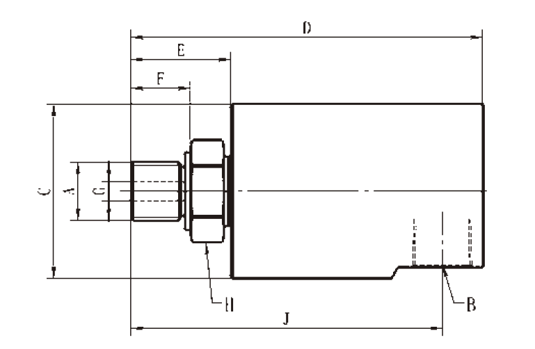 高速旋转接头剖面图