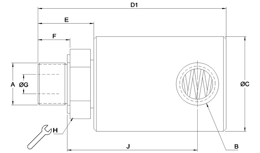 冷却水单通道旋转接头
