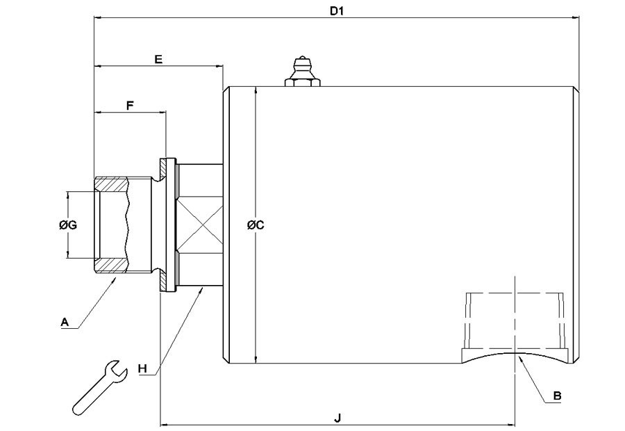单通道旋转接头