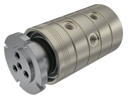 三通路旋转接头