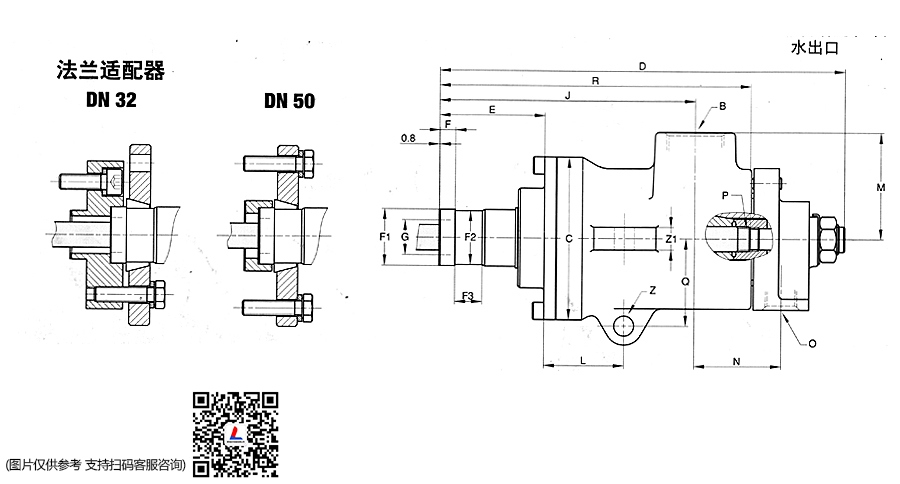 HPS系列杜博林 国产瓦楞纸机蒸汽旋转接头
