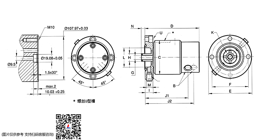 1500系列杜博林 国产双通气旋转接头