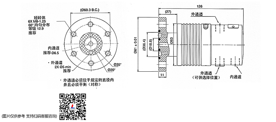 2620系列杜博林 国产双通道旋转接头